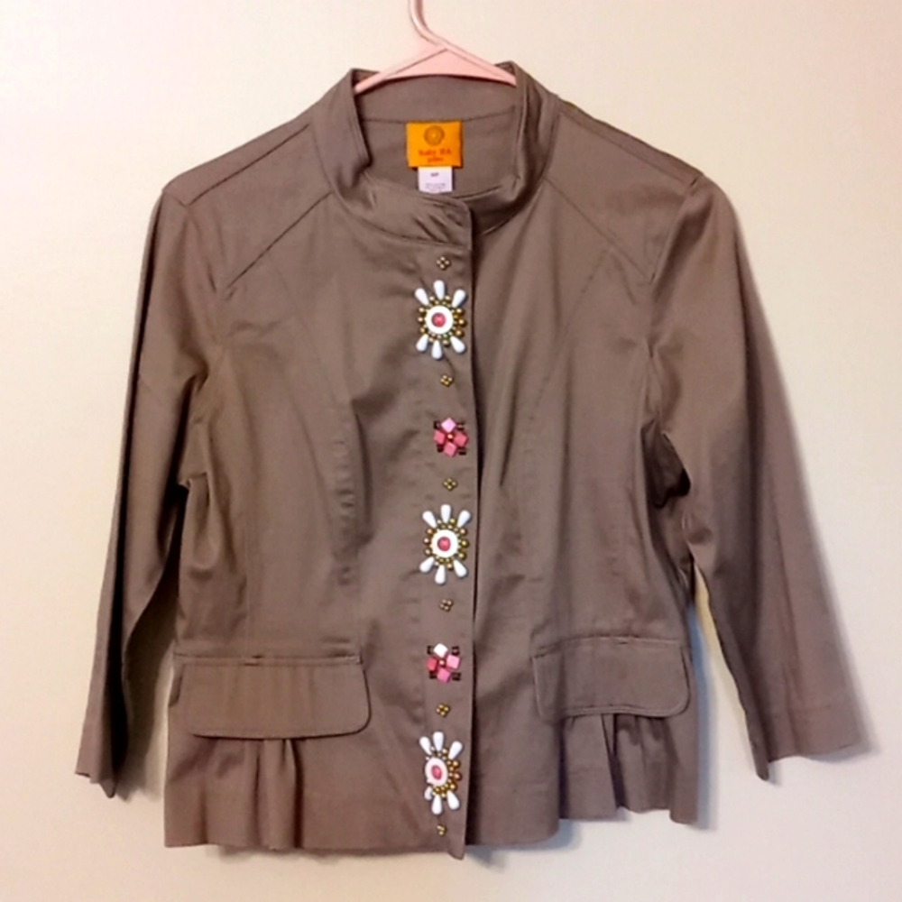 Ruby Rd. Beaded Jacket Size 6P